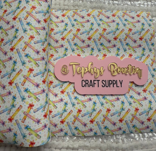 Litchi Leather Escuela