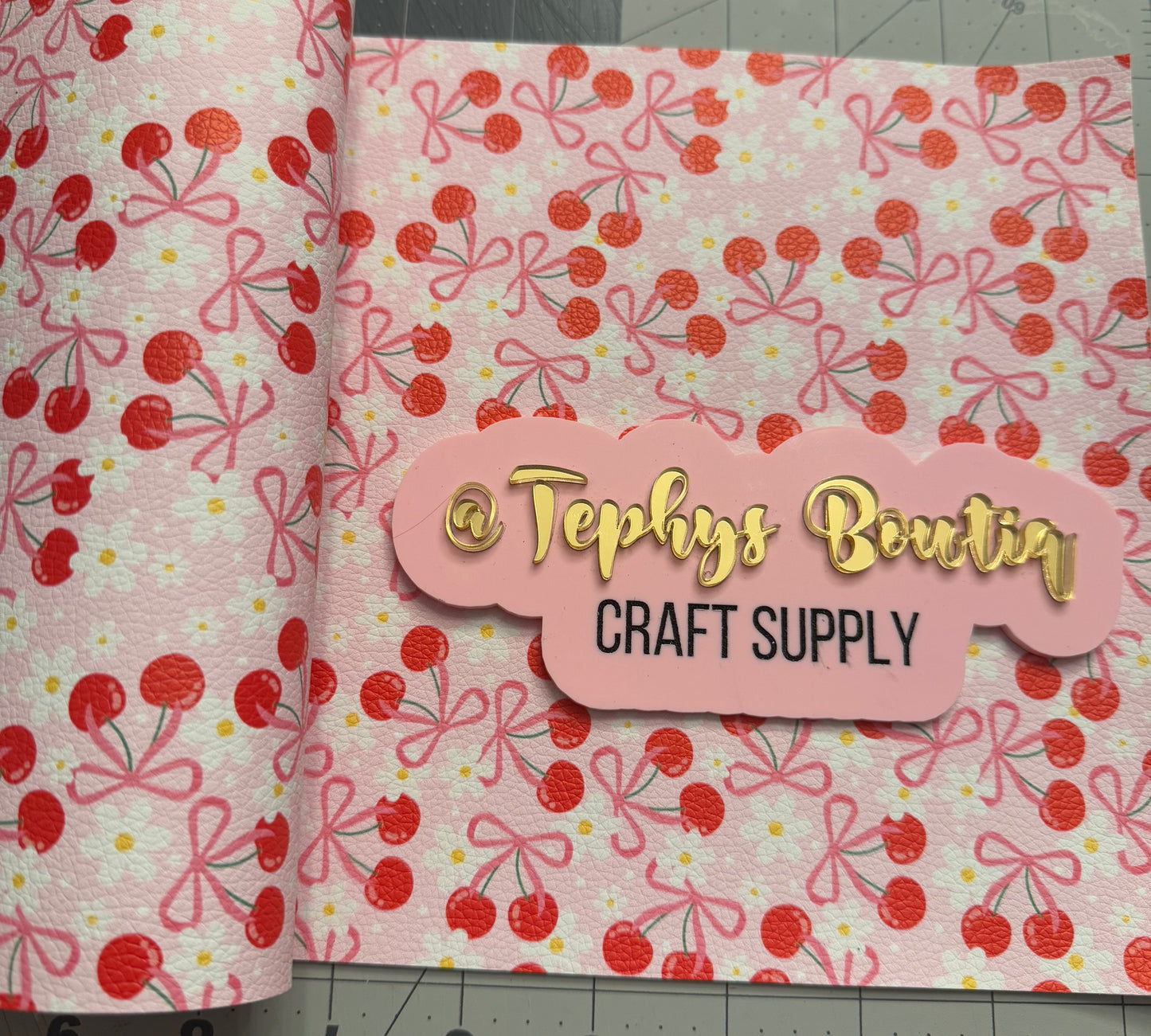 Litchi Leather cherry