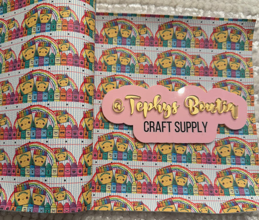 Litchi Leather Escuela