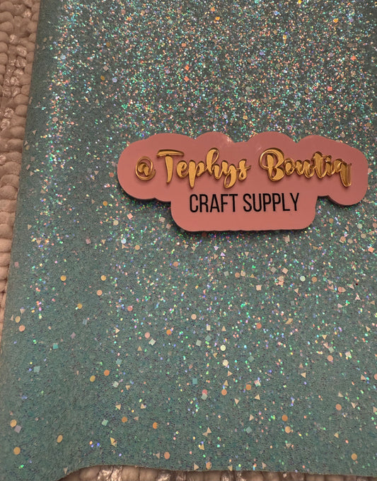 Brillo turquesa claro