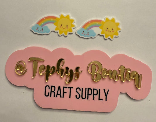 Nube Rainbow con sol 2”