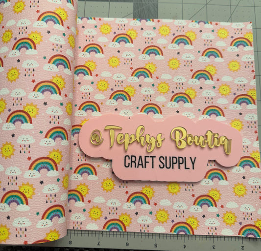 Litchi Leather rainbow y sol