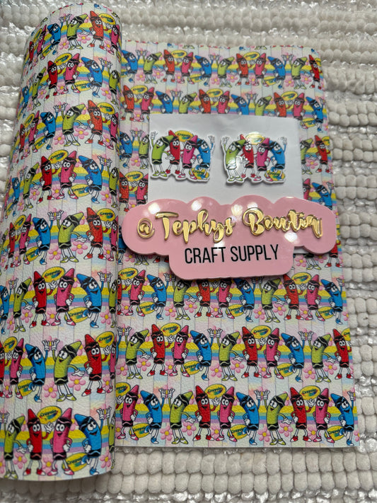 Litchi Leather crayolas