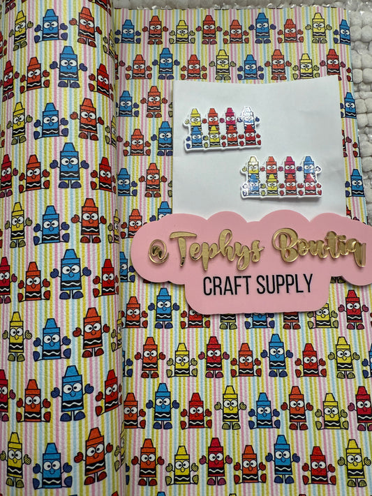 Litchi Leather crayolas ojos y manos