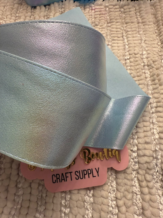 Cinta Baby Blue metalica 3”