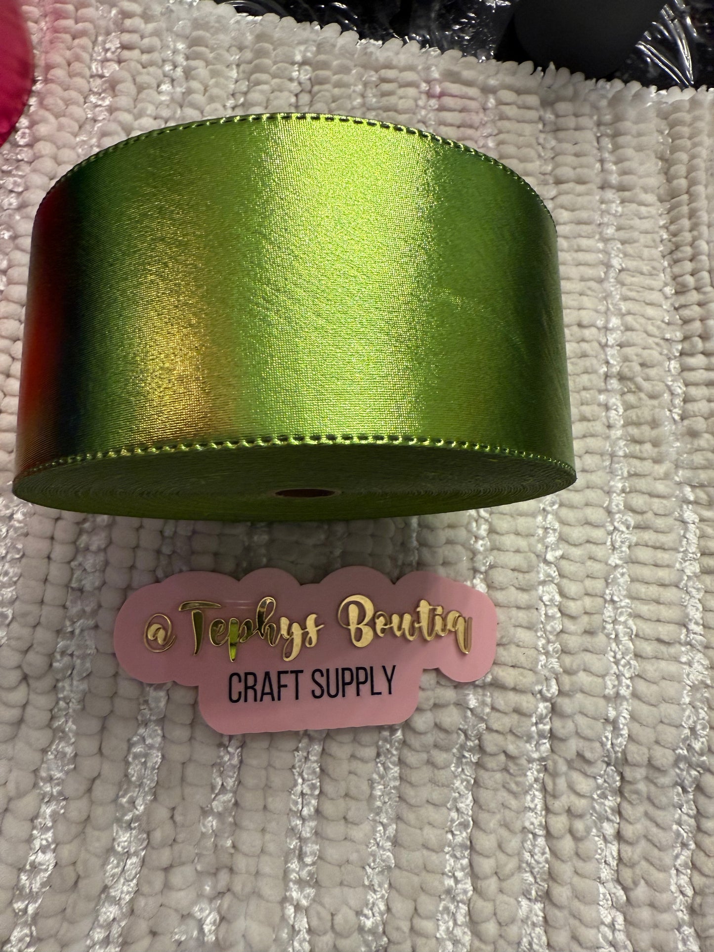 Cinta Apple Green metalica 3”