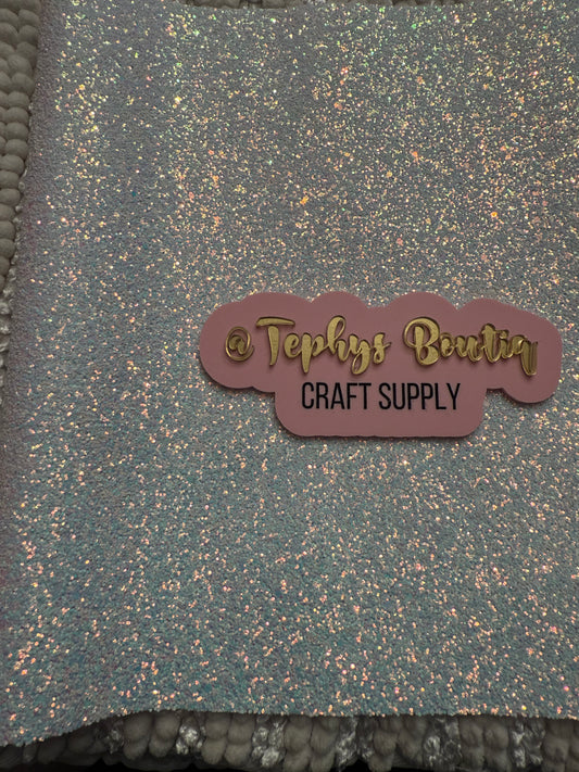 Brillo blanco tornasol