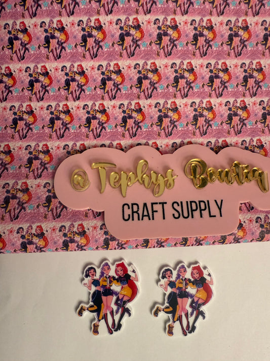 Litchi Leather Huntrix Rosa