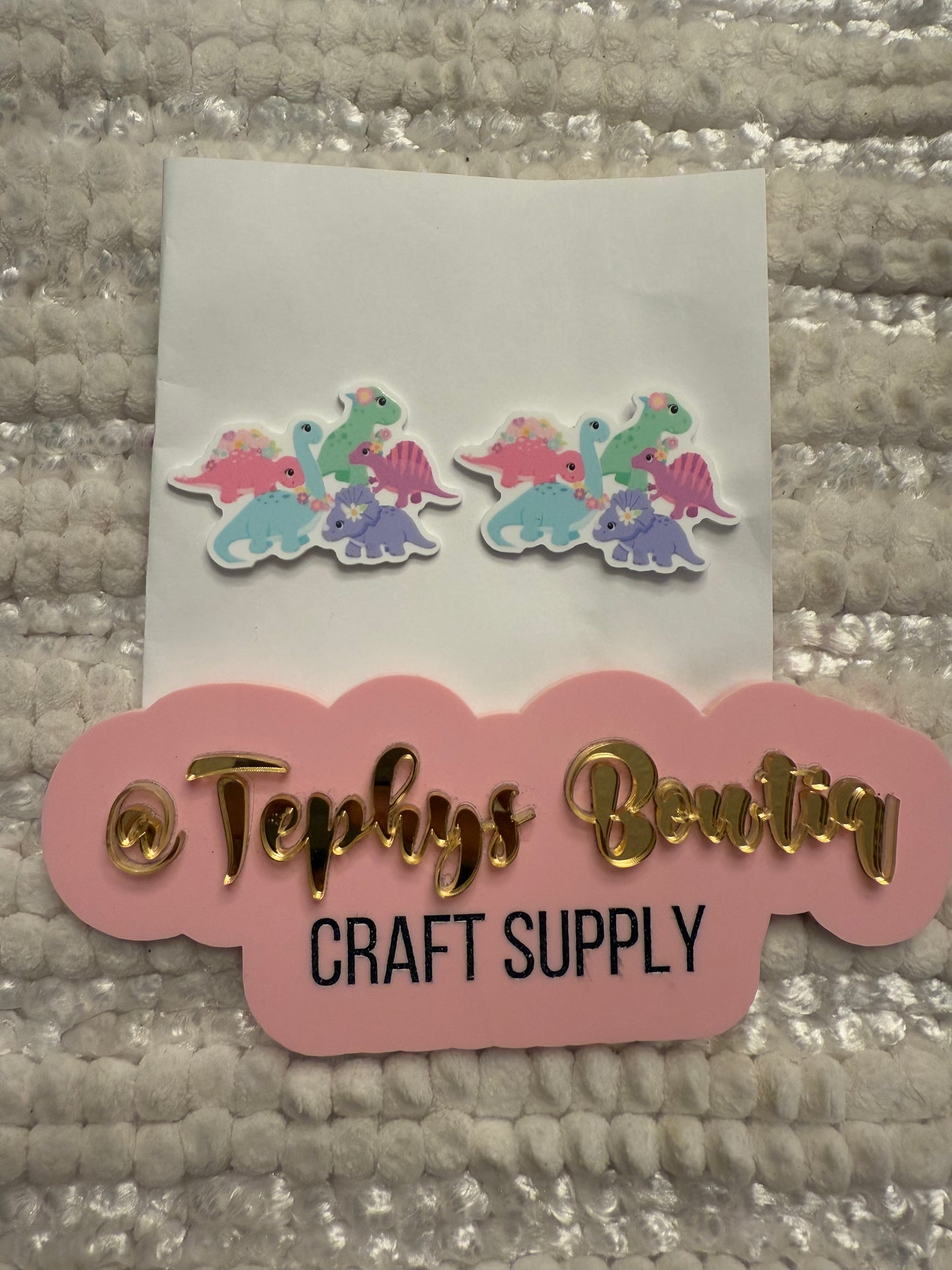 Litchi Leather Dinosaurios