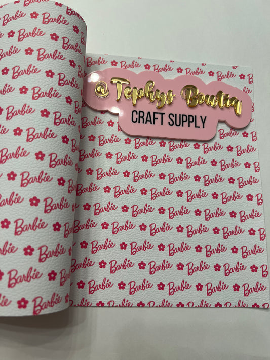 Litchi Leather Barbie Flower