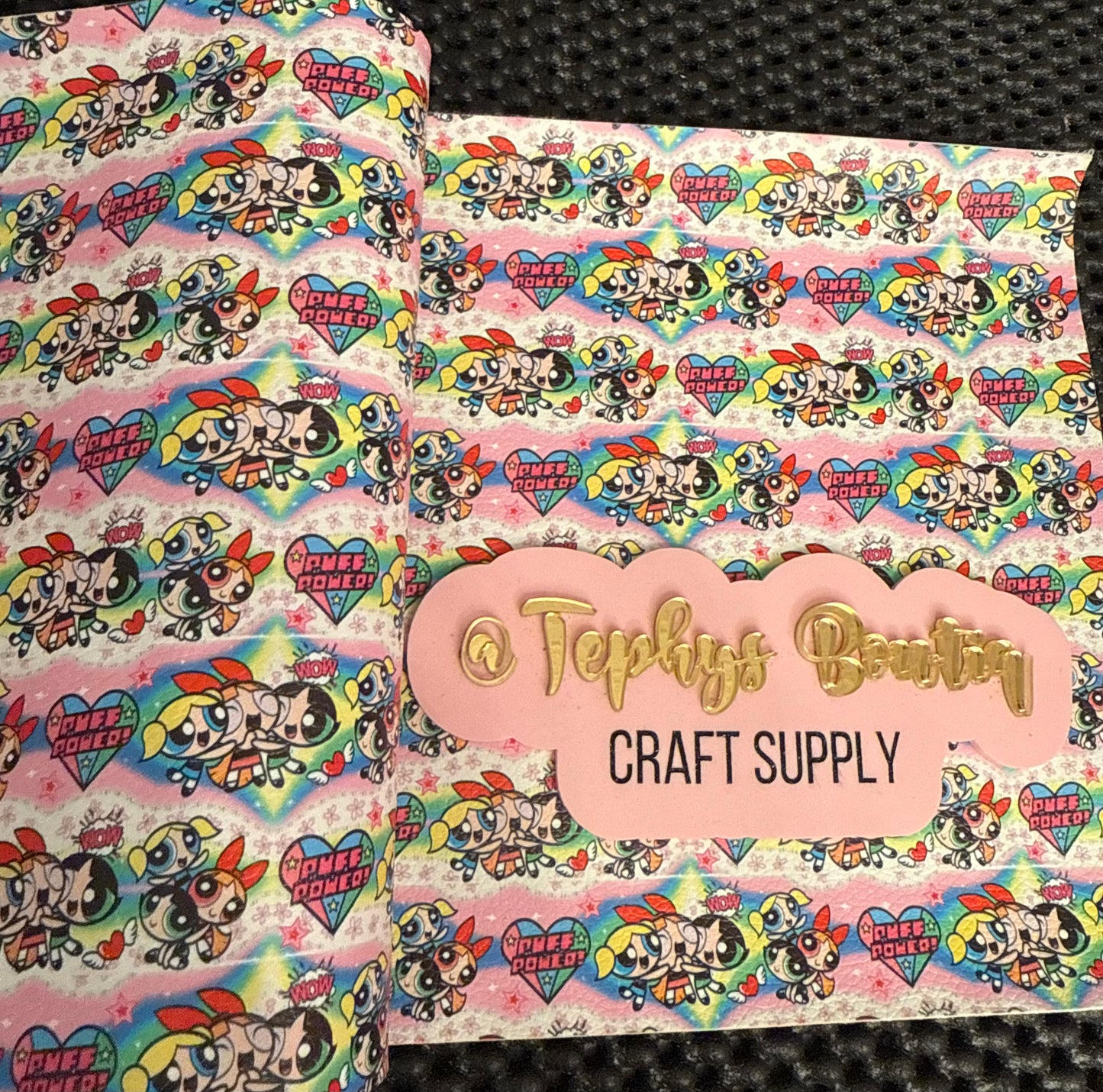 Litchi Leather Powerpuff