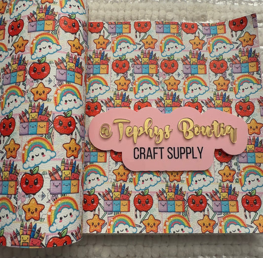 Litchi Leather Escuela