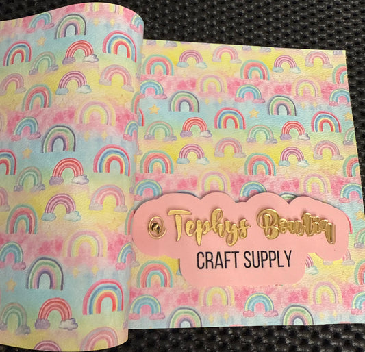 Litchi Leather Arcoíris