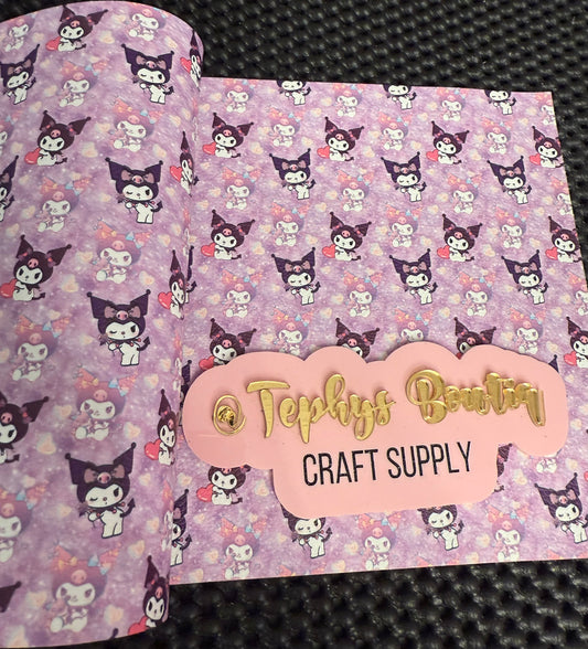 Litchi Leather Kuromi