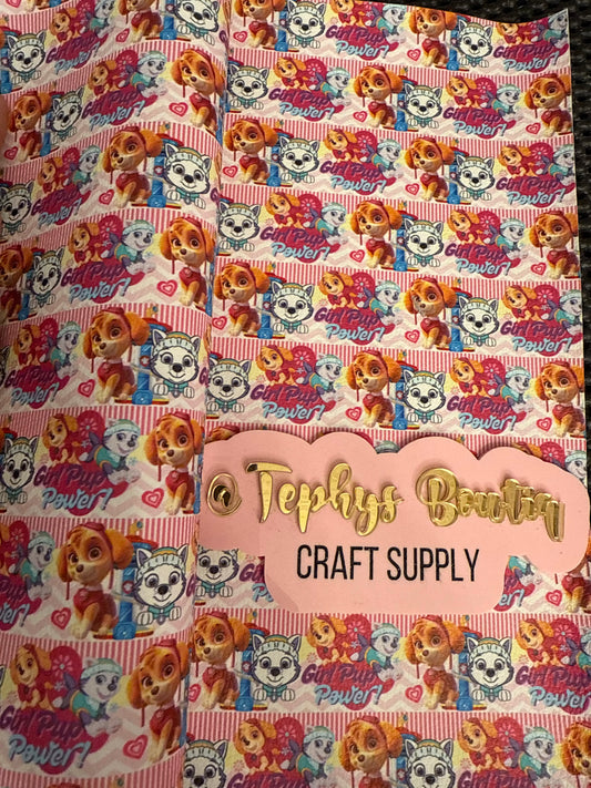 Litchi Leather Paw Skye