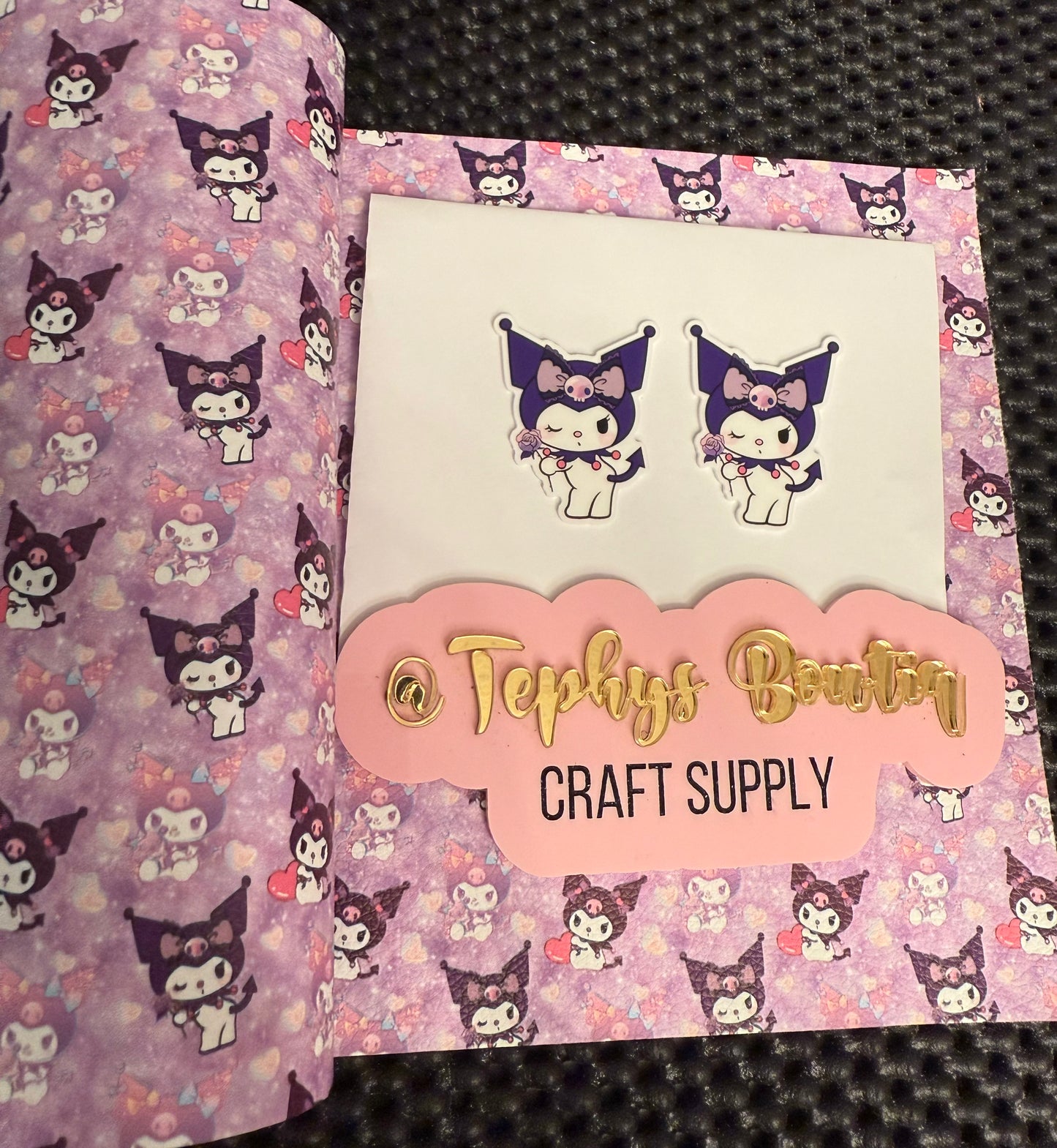 Litchi Leather Kuromi