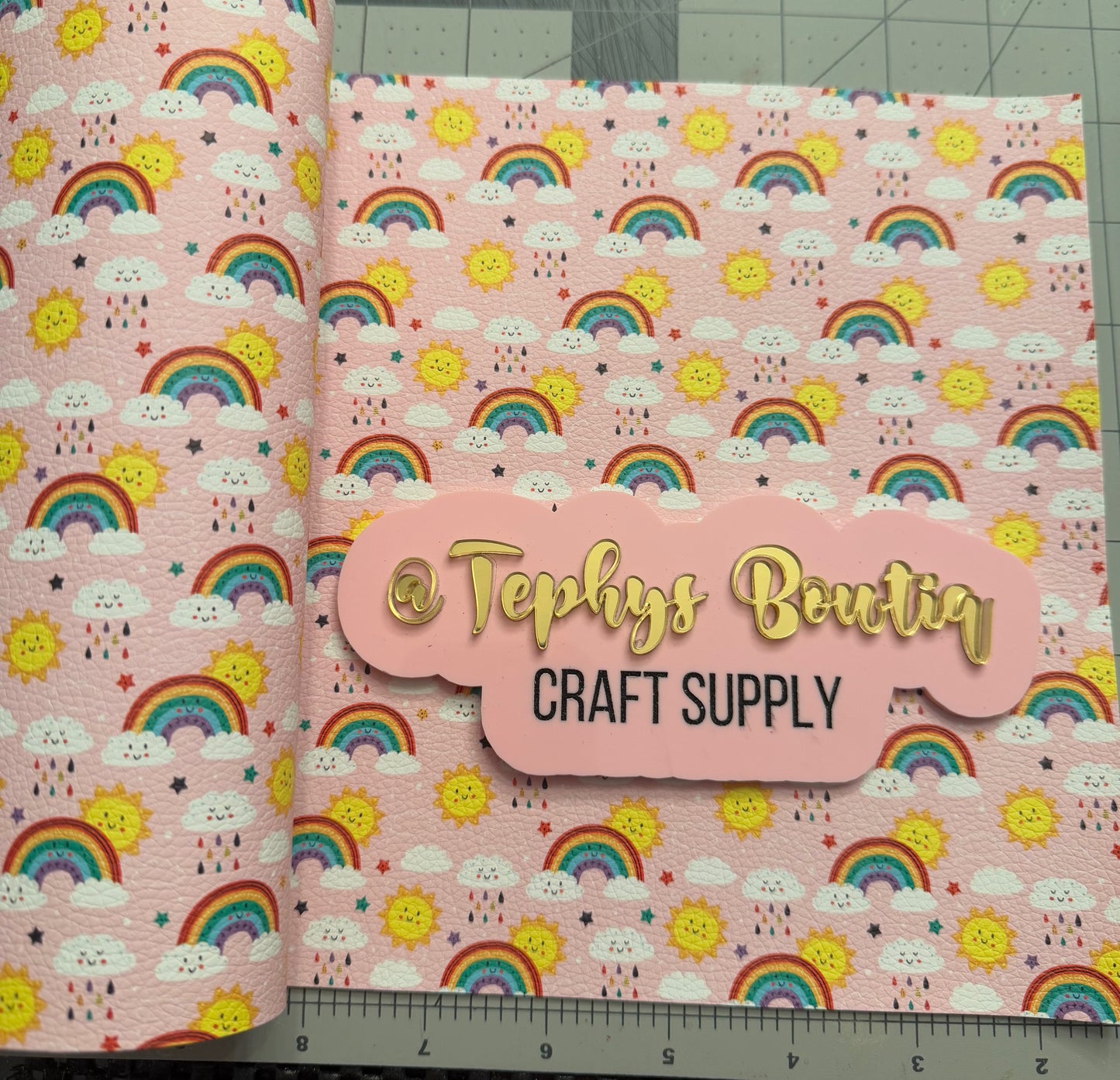 Litchi Leather rainbow y sol