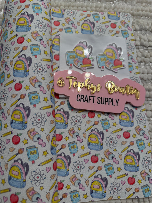 Litchi Leather Mochila