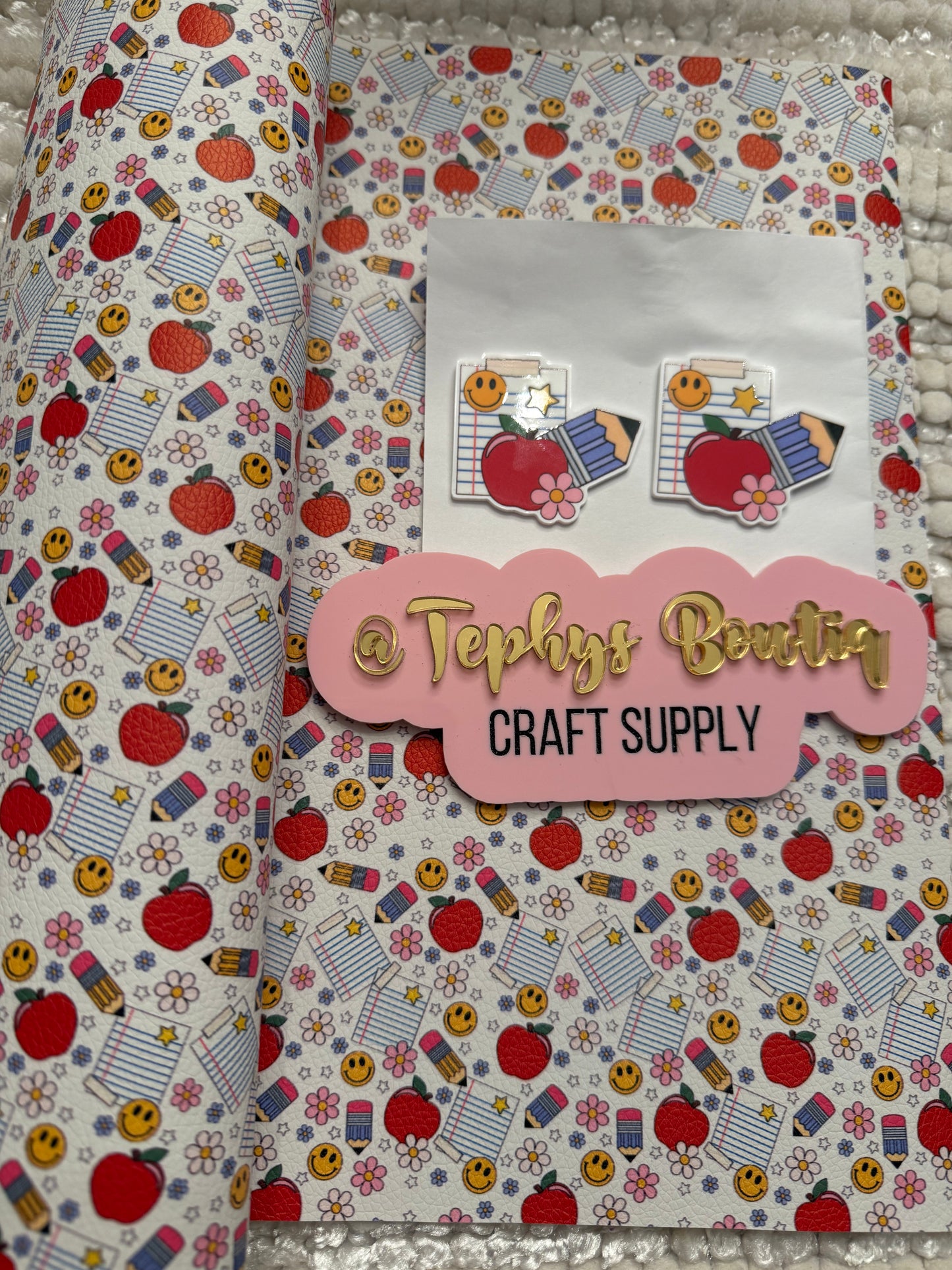 Litchi Leather Notebook Manzana