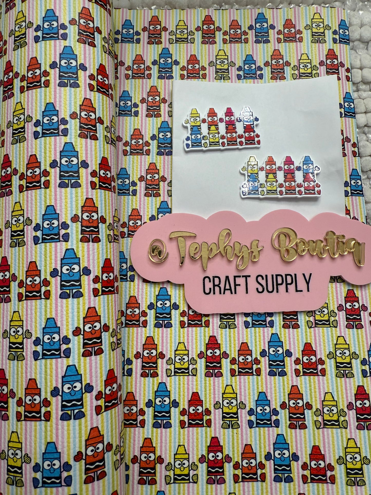 Litchi Leather crayolas ojos y manos