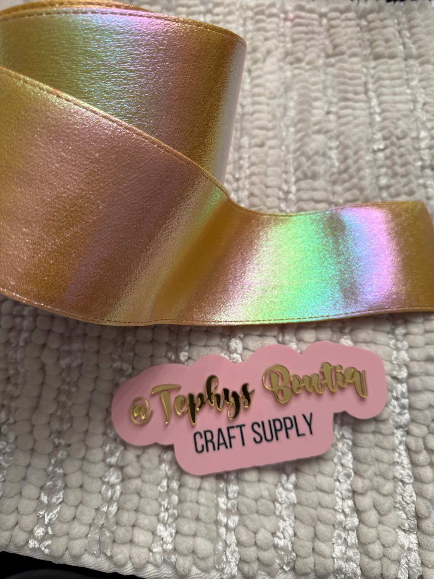 Cinta Gold metalica 3”