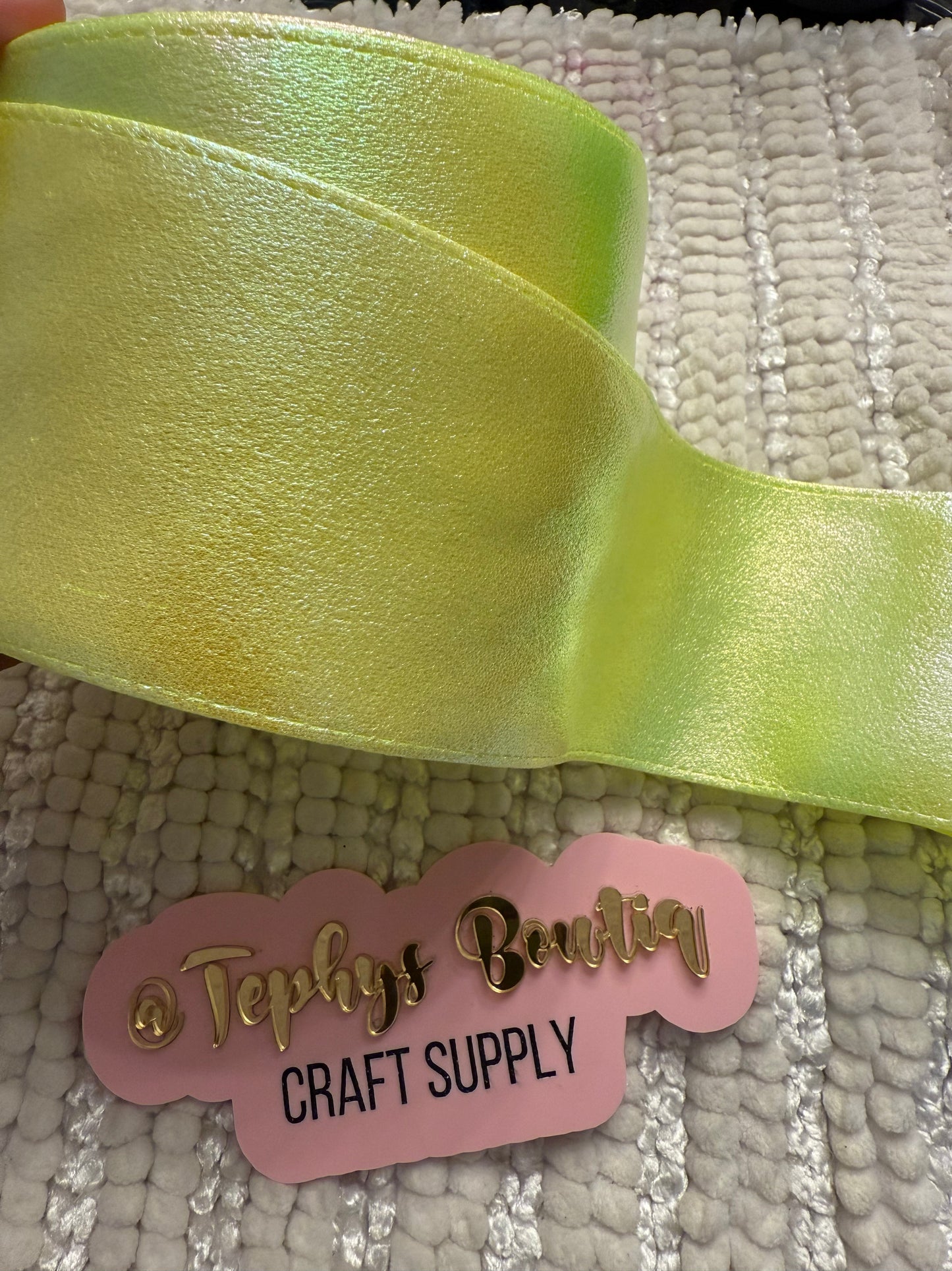 Cinta Yellow metalica 3”