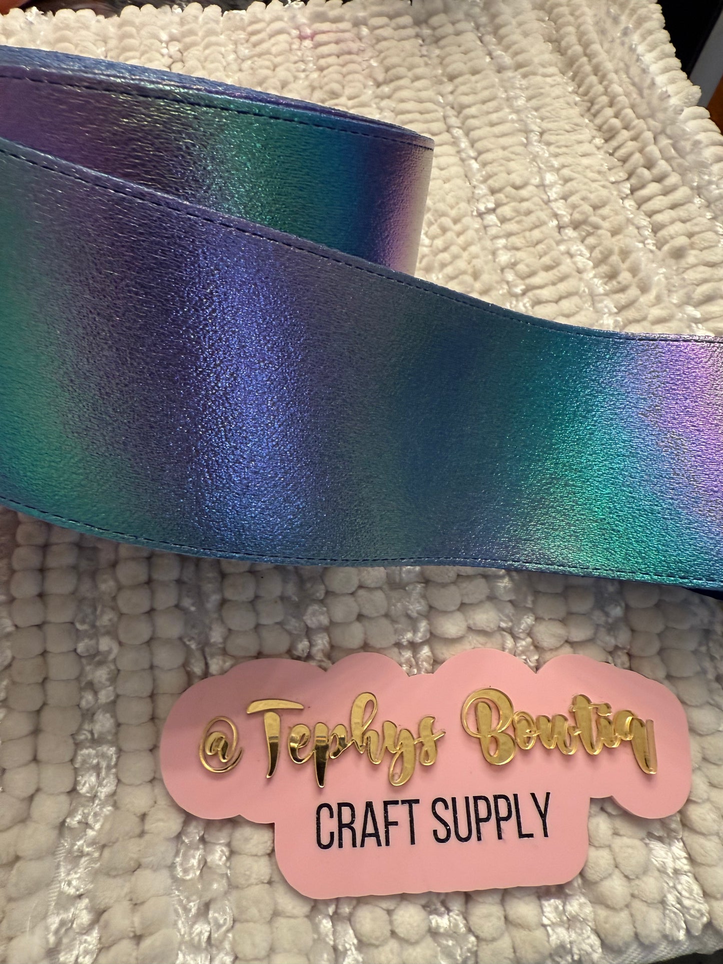 Cinta Navy Purple metalica 3”