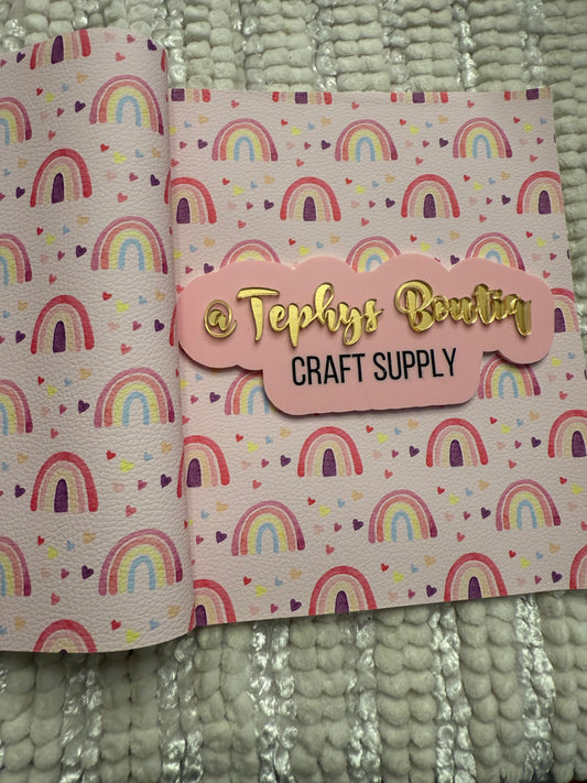 Litchi Leather Arcoiris