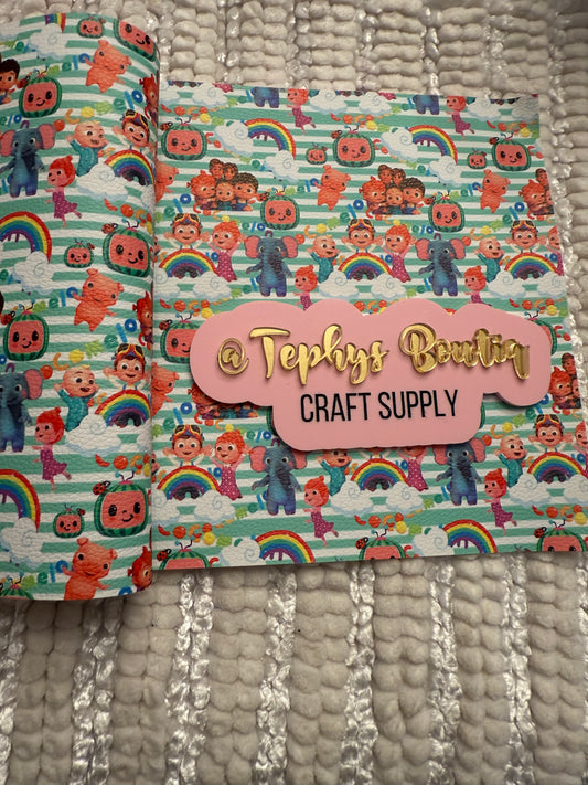 Litchi Leather Cocomelon