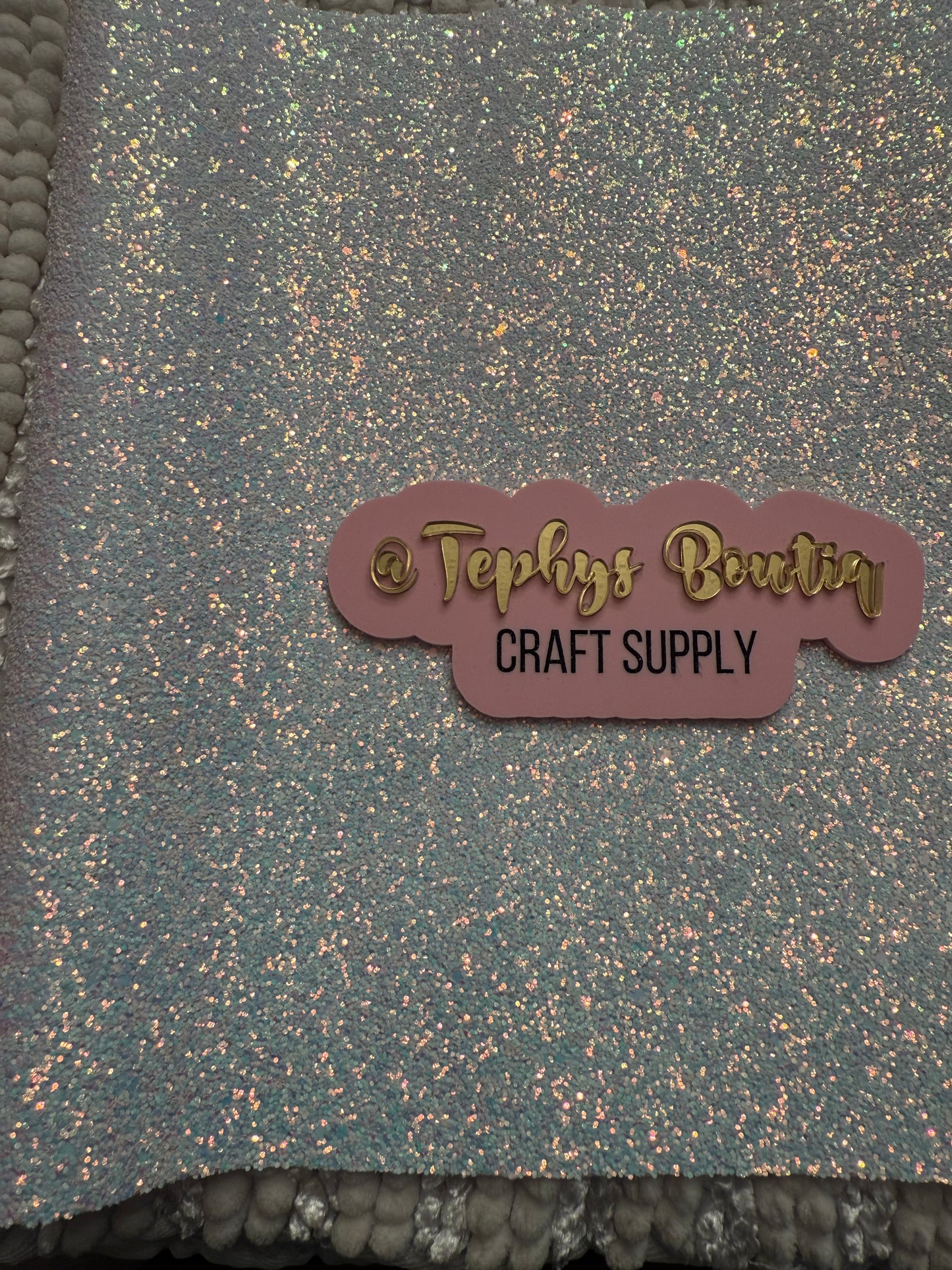 Brillo blanco tornasol