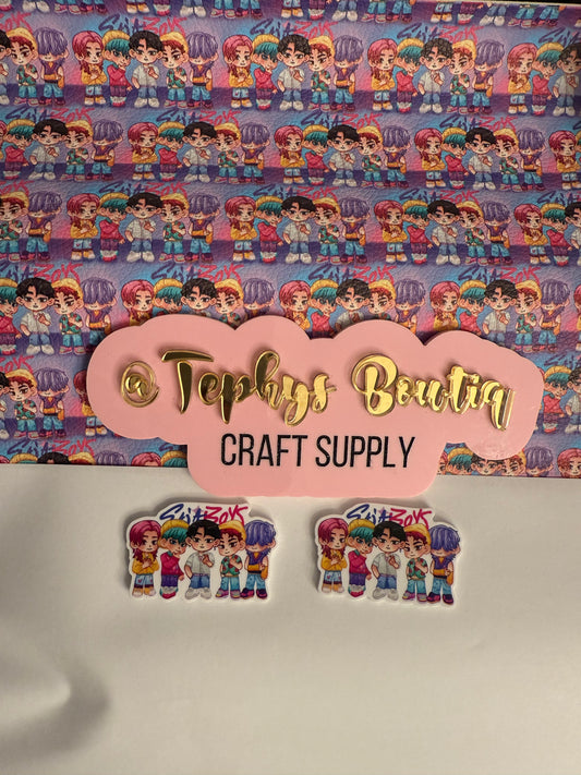 Litchi Leather Huntrix Saja boys