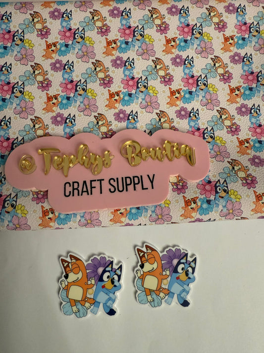 Litchi Leather Bluey