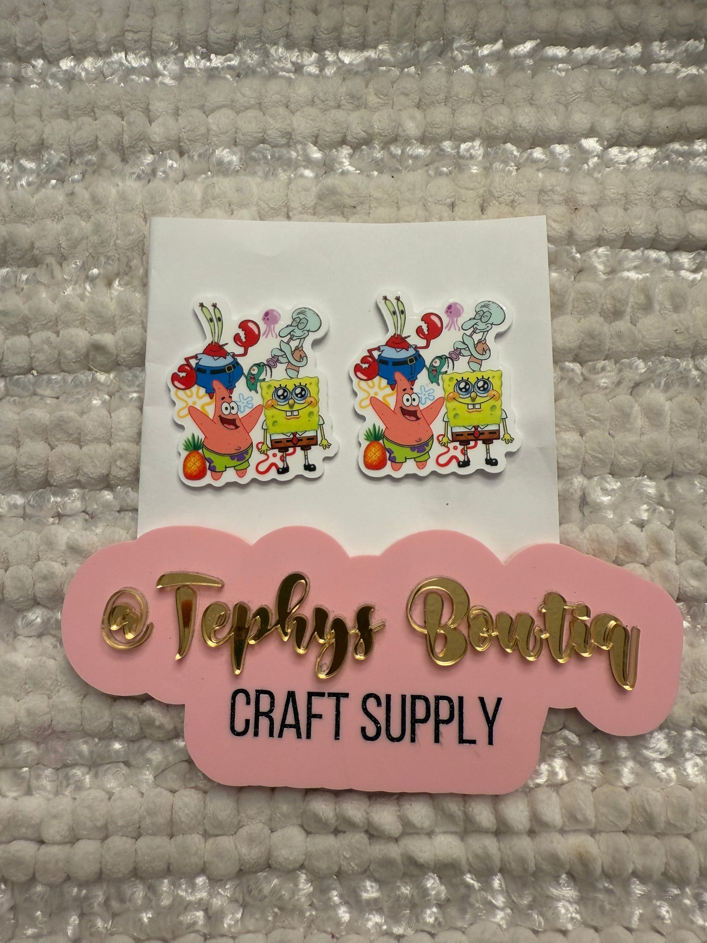 Litchi Leather Sponge Bob